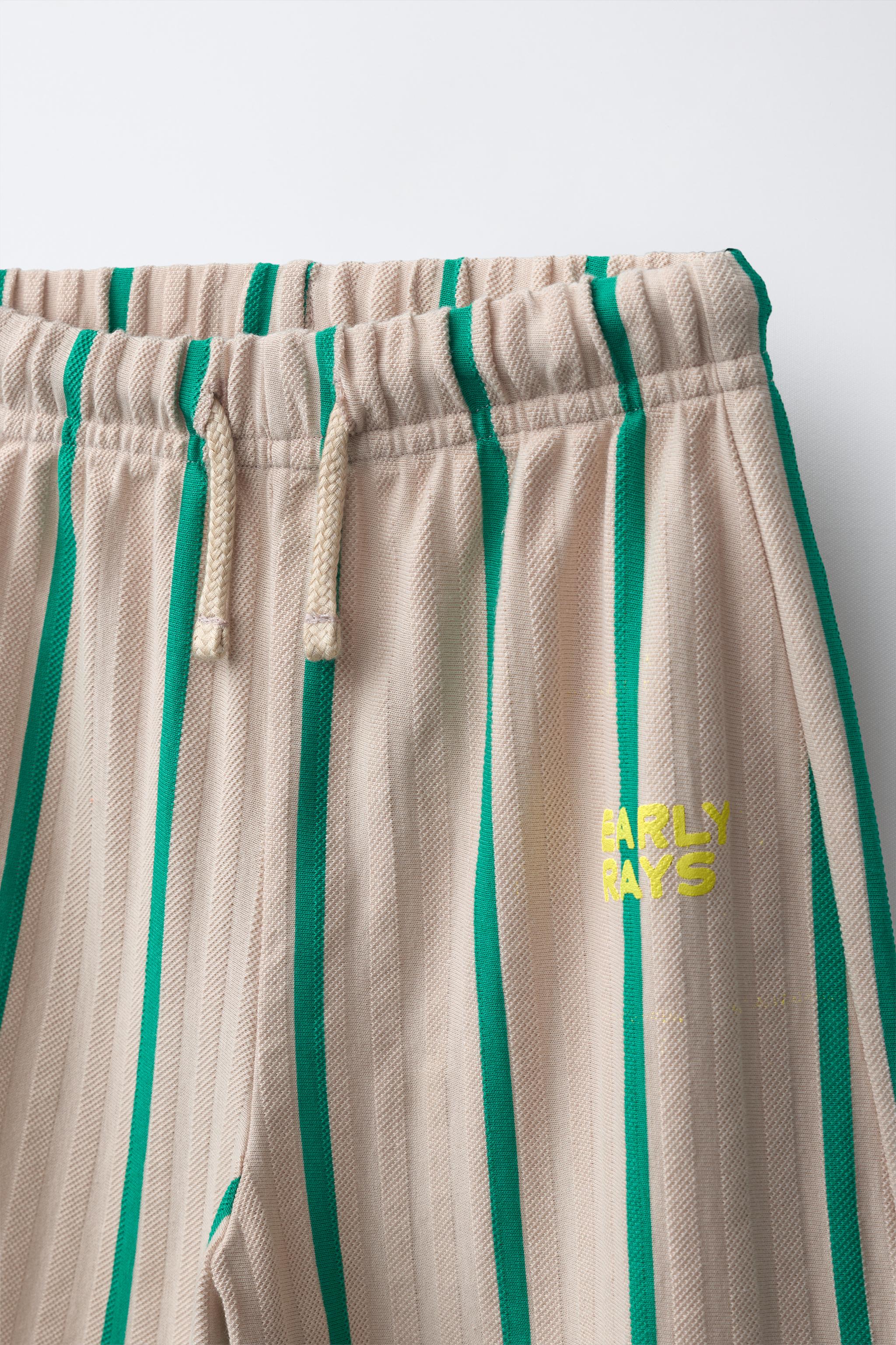 PANTALON STRUCTURÉ À RAYURES